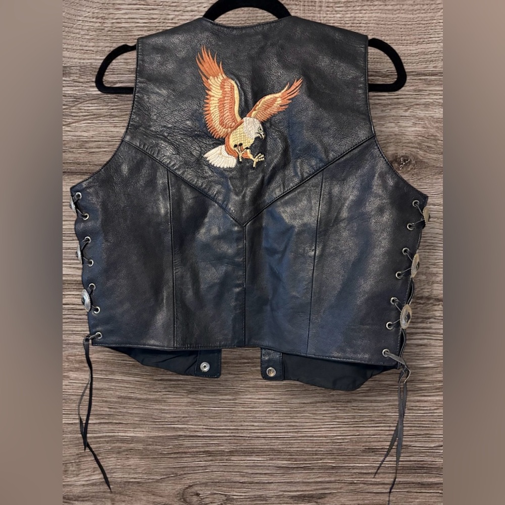 Harley-Davidson Black Leather Vest